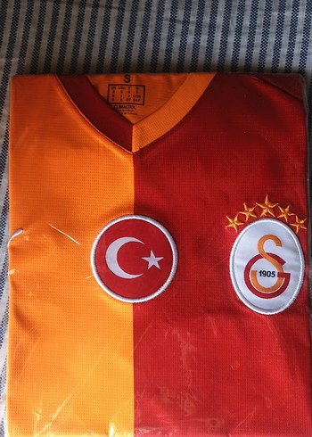 Galatasaray Erkek Formalı Kırmızı-Sarı Forma 5 yıldız