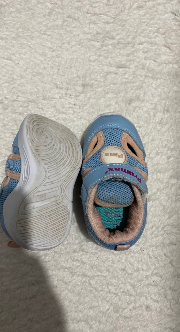 Mavi Kadın Çocuk Cırt Cırtlı Spor Ayakkabı - Görsel 2