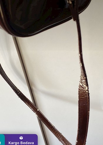 Kahverengi Rugan Deri Kadın Çanta - Görsel 6