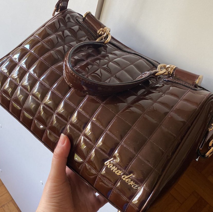 Kahverengi Rugan Deri Kadın Çanta - Görsel 2