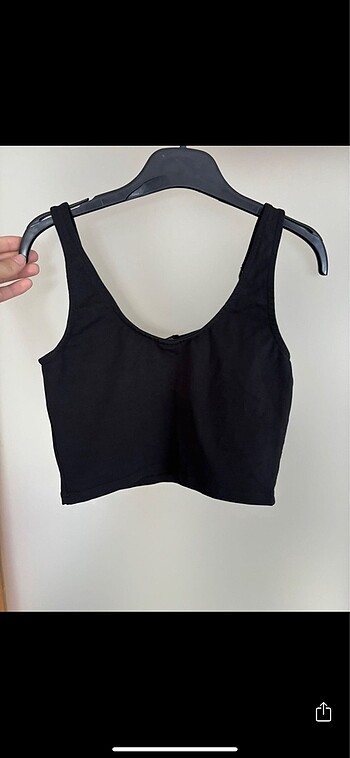 s Beden Urban Outfitters Siyah Crop Top Üst