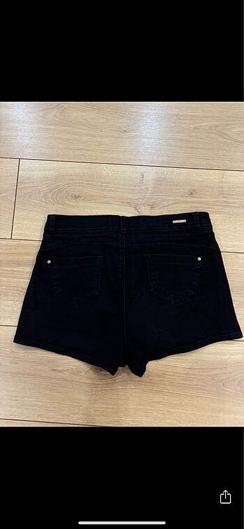 Bershka BERSHKA Siyah Jean Kot Şort