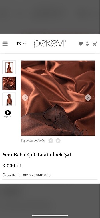 İpekevi Şal