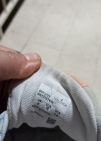 38 Beden Gri Kadın Spor Ayakkabı bağçıklı