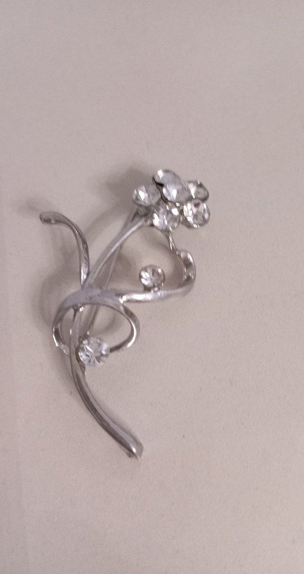 Payet Detaylı Vintage Çiçek Broş Seti - Görsel 2