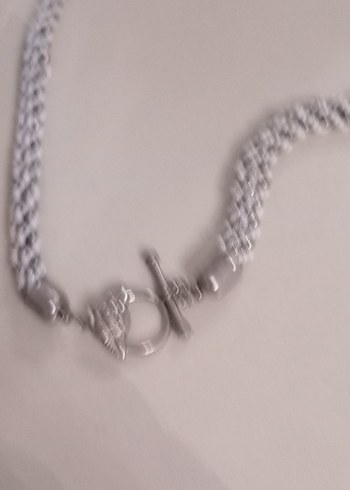 Gri Yılan Desenli Zincir Detaylı Kadın El Zinciri - Görsel 3