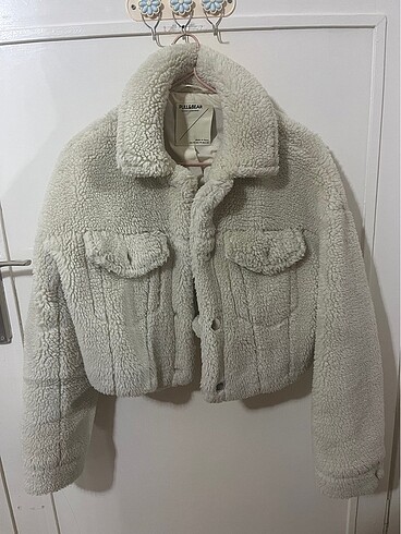 Pull and bear peluş mont