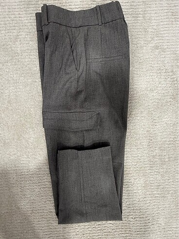 m Beden gri Renk Mango kargo pantalon