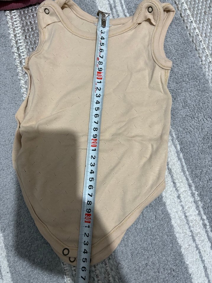 Düğmeli Bebek Erkek Body - Çizgili & Düz - Görsel 3