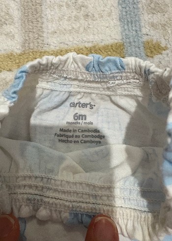 Carters şortlu kız bebek ikili takım - Görsel 4