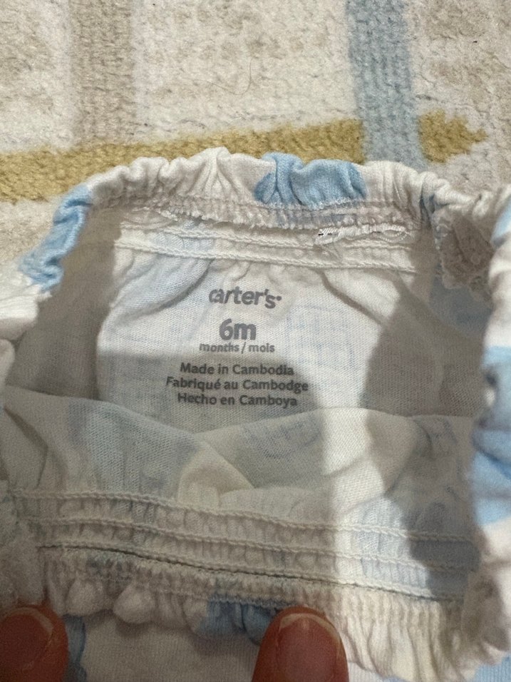 Carters şortlu kız bebek ikili takım - Görsel 4