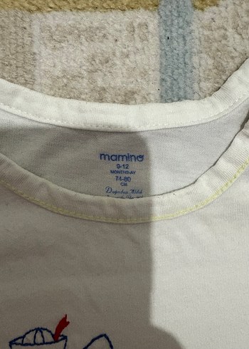 Mamino marka Pamuklu Bebek Erkek Kısa Kollu şortlu Takım - Görsel 3