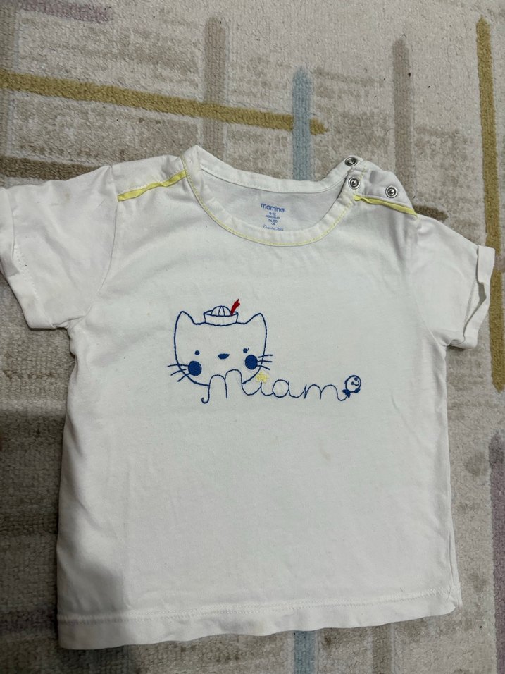 Mamino marka Pamuklu Bebek Erkek Kısa Kollu şortlu Takım - Görsel 2