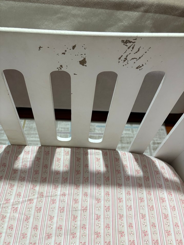 Bebek karyolası 70x120, yatağı ile birlikte - Görsel 3