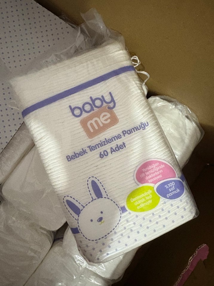Baby Me Bebek Temizleme Pamuğu 12x60 Adet - Görsel 2