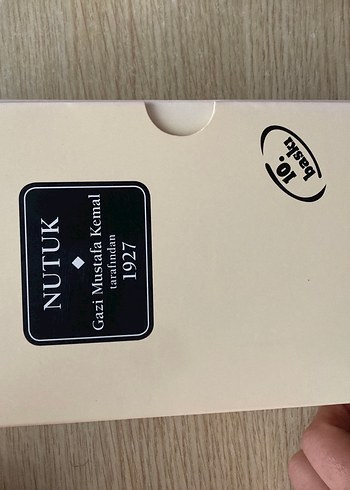 1927 Baskılı deri ciltli nutuk orijinal diliyle - Görsel 2