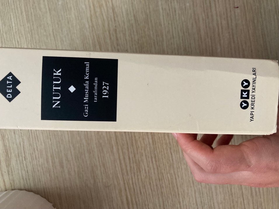 1927 Baskılı deri ciltli nutuk orijinal diliyle - Görsel 3