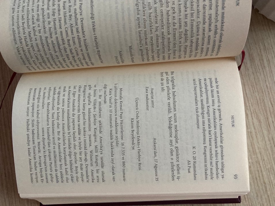 1927 Baskılı deri ciltli nutuk orijinal diliyle - Görsel 5