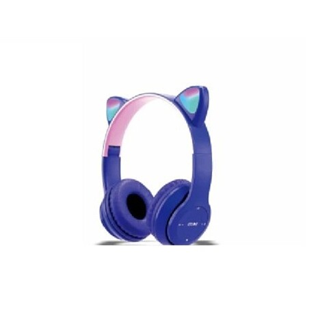 Kedicik Katlanabilir Bluetooth Kulaklık Mor