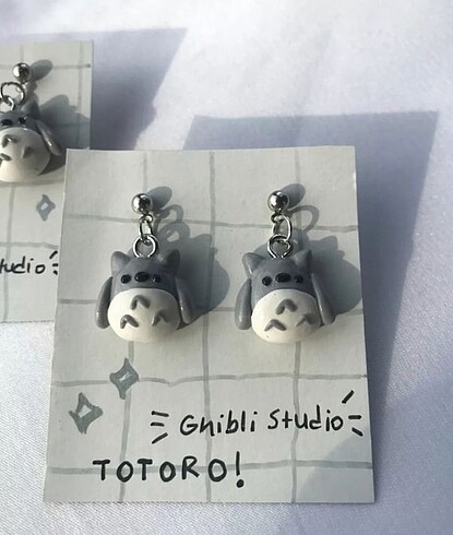 Totoro Tasarım Küpe