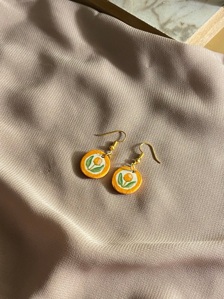 Portakal Çiçeği Küpe - Görsel 2