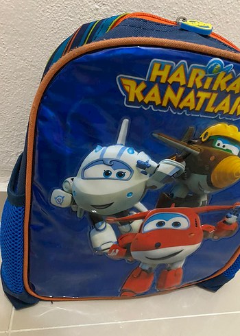 Beden Renkli Harika Kanatlar Çocuk Okul Çantası