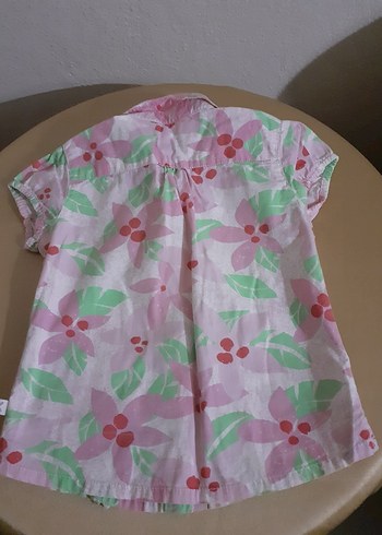 Pembe Bağlamalı Kısa Kollu Bebek Kız Takımı - Görsel 6