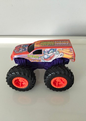 Renkli Büyük Tekerlekli Hotweels Araba - Görsel 3