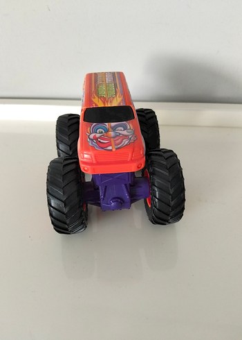 Renkli Büyük Tekerlekli Hotweels Araba - Görsel 2