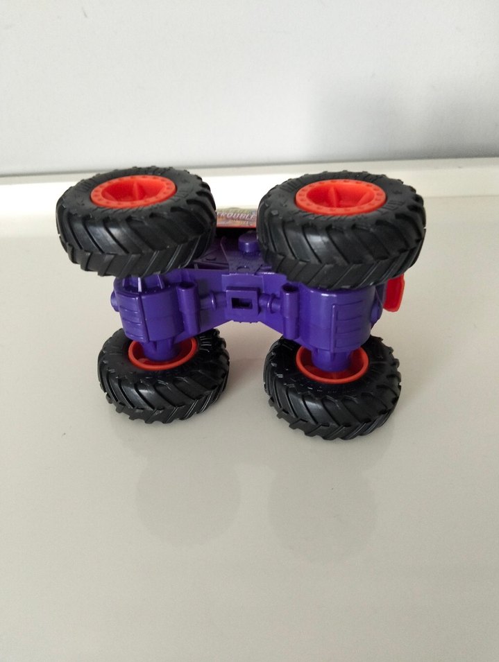 Renkli Büyük Tekerlekli Hotweels Araba - Görsel 5