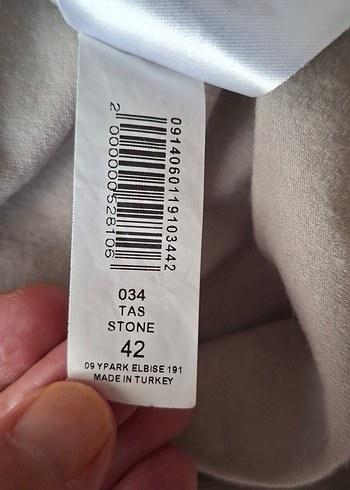 Park Bravo Elbise - Tensel Kumaş 42 Beden - Görsel 5