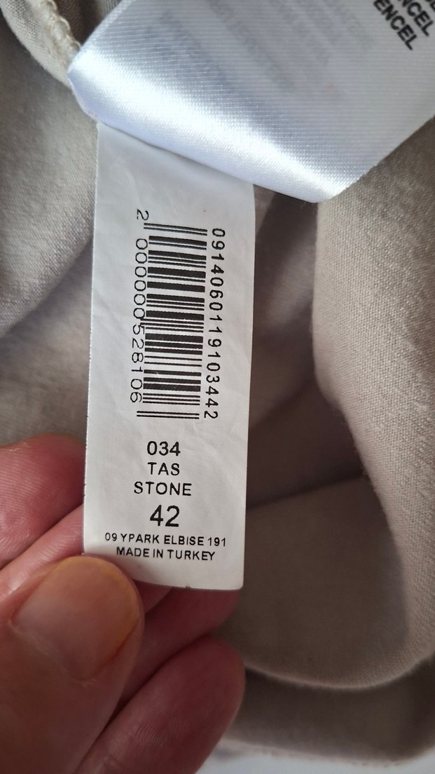 Park Bravo Elbise - Tensel Kumaş 42 Beden - Görsel 5