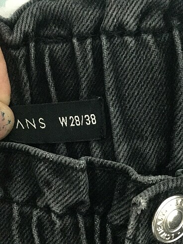 30 Beden siyah Renk Kadın siyah jeans