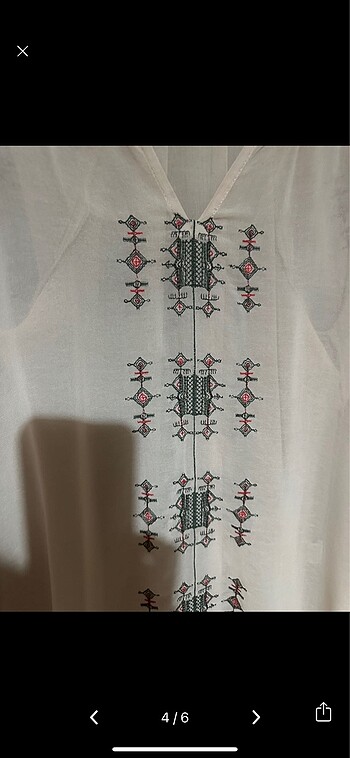 xl Beden Etnik desenli gömlek