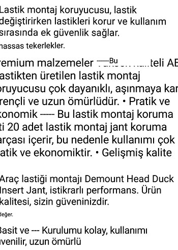 Sarı Jant Koruyucu Seti 20 Parça - Görsel 8