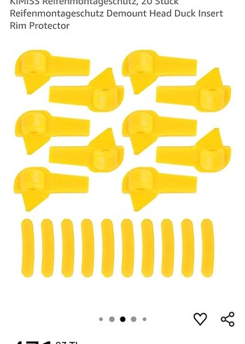 Sarı Jant Koruyucu Seti 20 Parça - Görsel 3