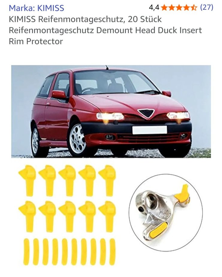 Sarı Jant Koruyucu Seti 20 Parça - Görsel 2