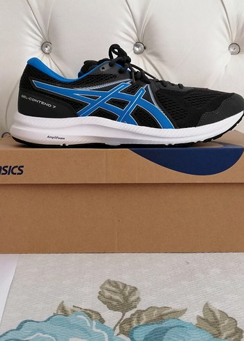 ASİCS GEL-CONTEND 7 Erkek Siyah-Mavi Koşu Ayakkabısı - Görsel 5