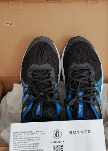 ASİCS GEL-CONTEND 7 Erkek Siyah-Mavi Koşu Ayakkabısı - Görsel 4