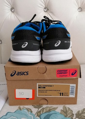 ASİCS GEL-CONTEND 7 Erkek Siyah-Mavi Koşu Ayakkabısı - Görsel 2