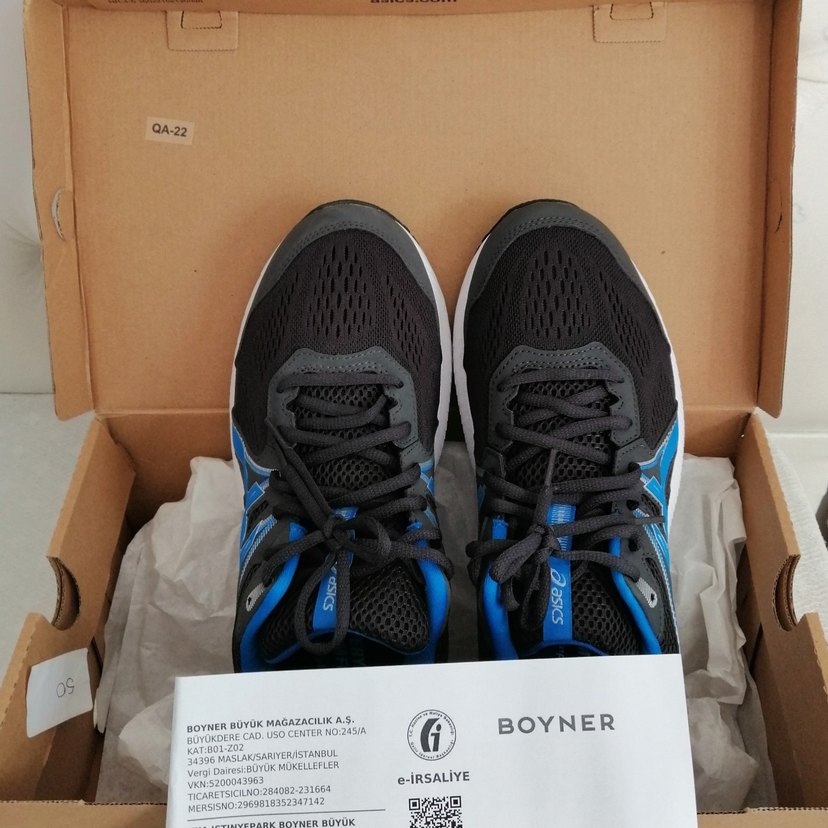 ASİCS GEL-CONTEND 7 Erkek Siyah-Mavi Koşu Ayakkabısı - Görsel 4