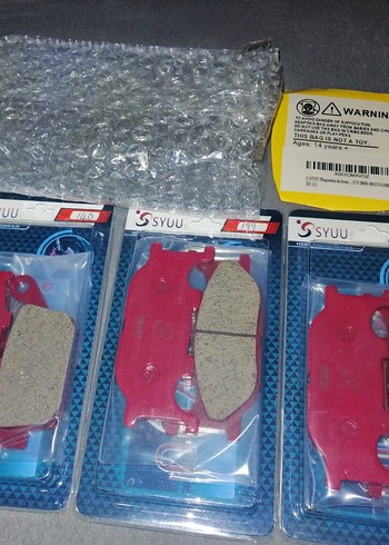 [Yamaha&Diversion] 3 çift 6 adet Motosiklet Fren Balatası - Görsel 2