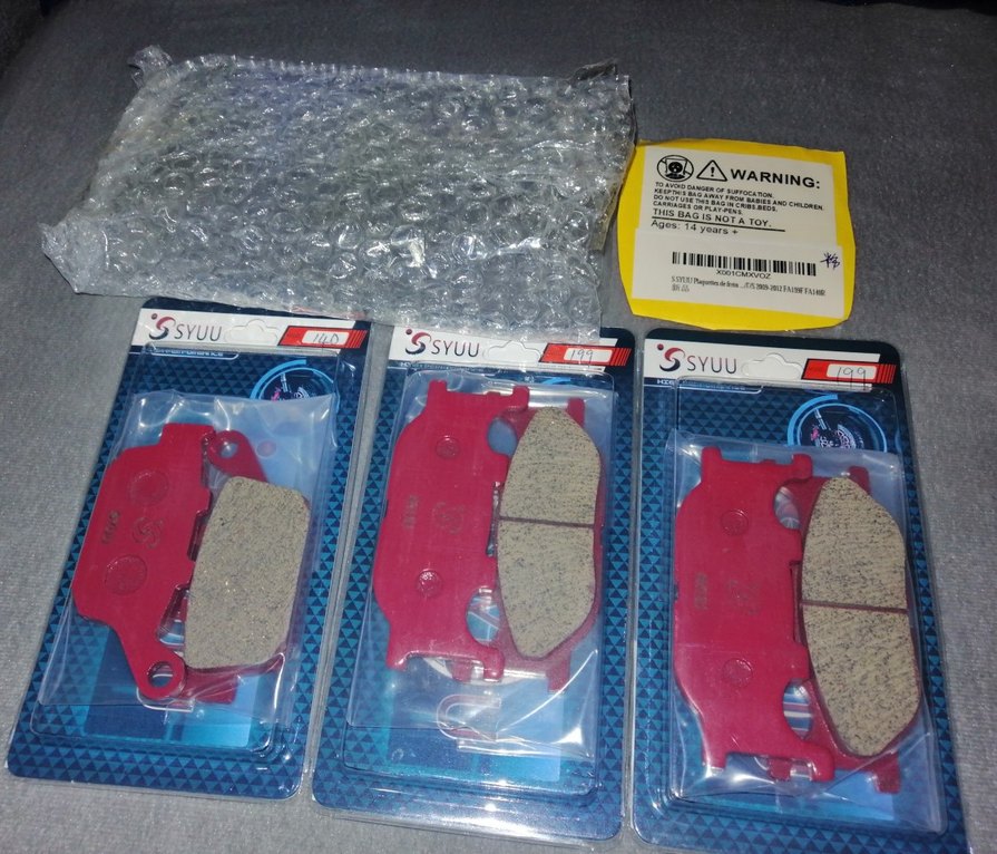 [Yamaha&Diversion] 3 çift 6 adet Motosiklet Fren Balatası - Görsel 2