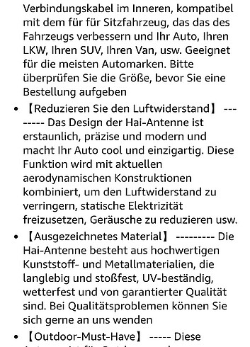 Köpekbalığı tipi Otomobil Anten - Görsel 8