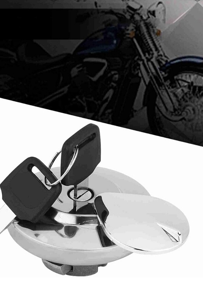Motosiklet Kilitli Benzin Depo Kapağı - Görsel 4