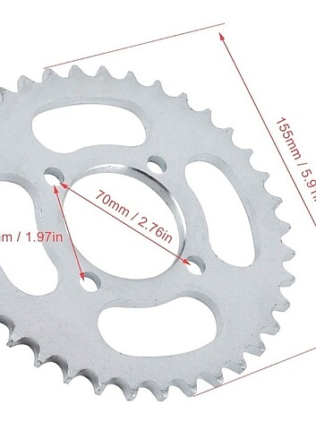 Motosiklet ve ATV Zincir Dişlisi - Görsel 5