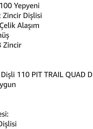 Motosiklet ve ATV Zincir Dişlisi - Görsel 7