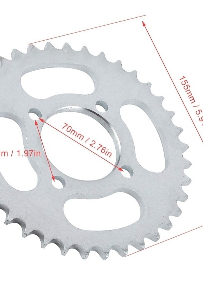Motosiklet ve ATV Zincir Dişlisi - Görsel 5