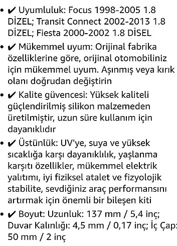 Ford Focus Fiesta Connect İntercooler Silikon Hortum Boru - Görsel 7