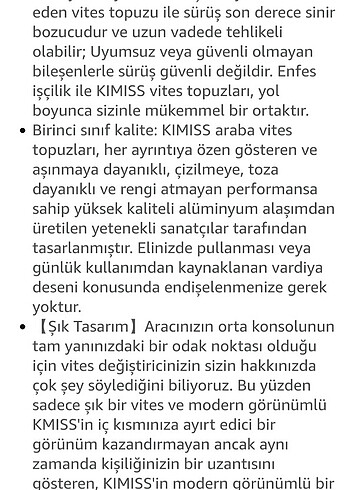 Evrensel uyumlu Modifiye Vites Çubuğu - Görsel 8